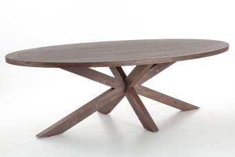 TABLE OVALE EN CHÊNE MASSIF