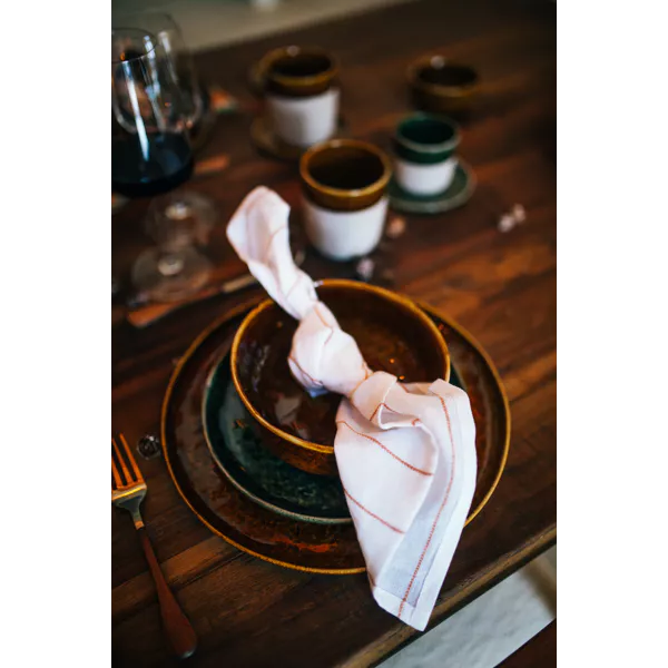 LOT DE 3 SERVIETTES EN LIN