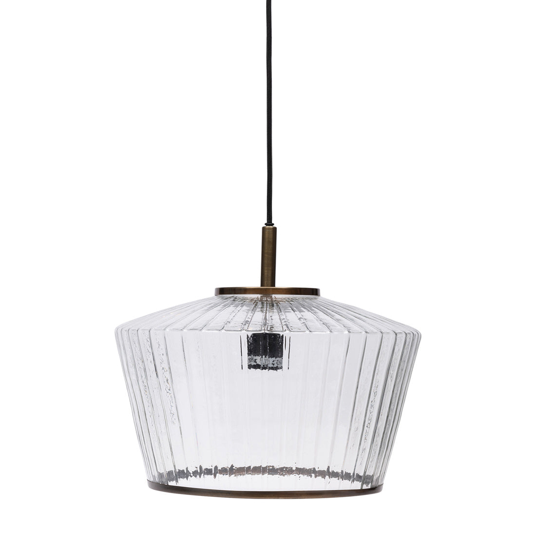 TRÈS BELLE SUSPENSION RONDE EN VERRE