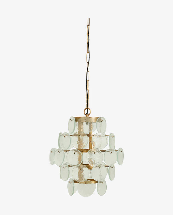 SUSPENSION EN VERRE EN FORME DE GOUTTES