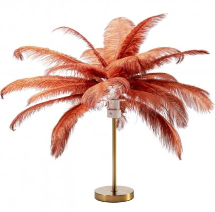 Lampe plumes rouge KARE DESIGN
