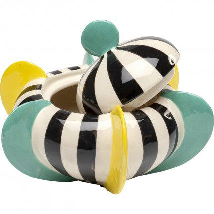Boîte Rayée Harlequin 18 cm