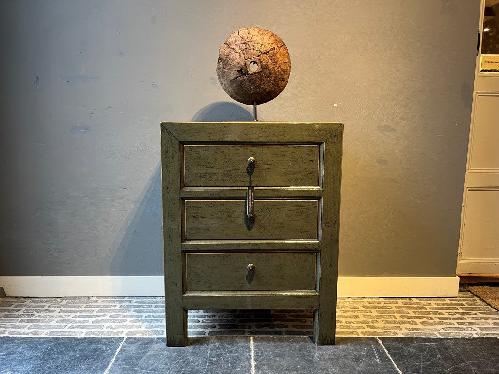 PETITE COMMODE LAQUEE VERT