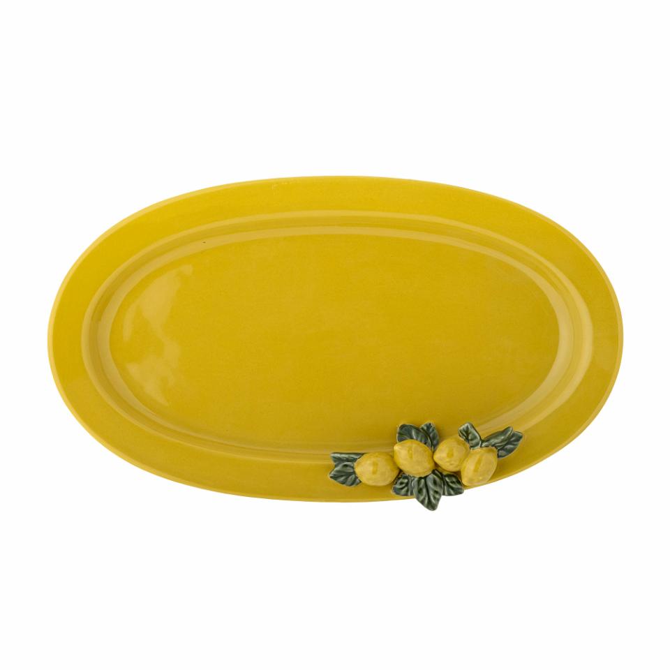 PLAT JAUNE AVEC CITRONS