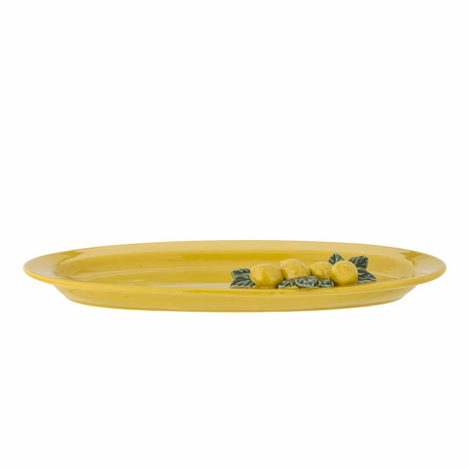 PLAT JAUNE AVEC CITRONS