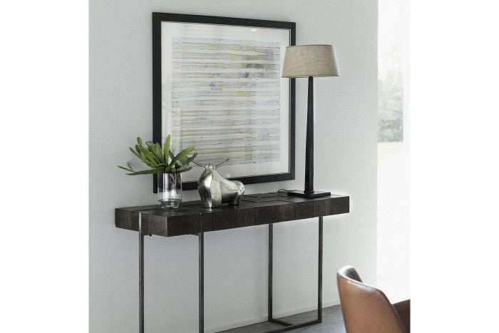 HAUTE LAMPE EN ALUMINIUM NOIR 78 CM