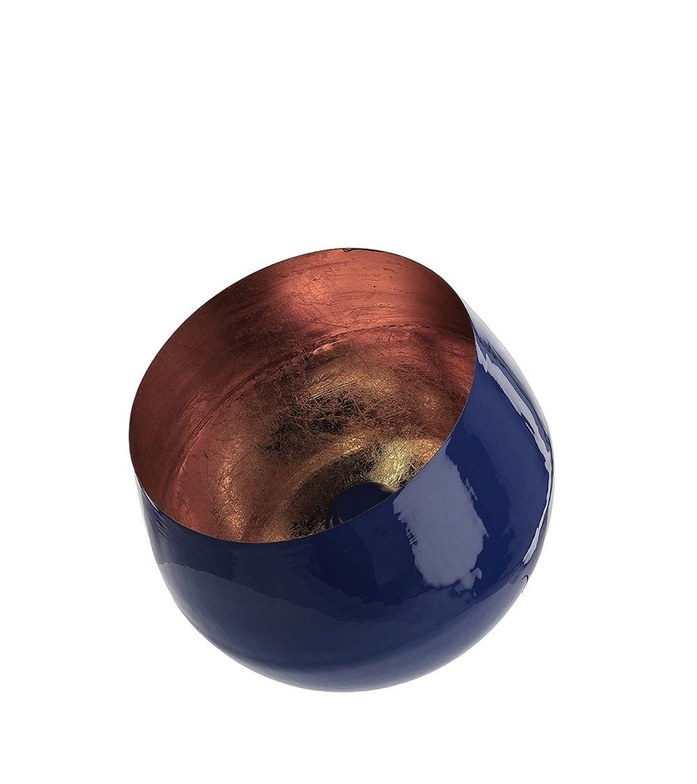 LAMPE DE SOL BLEUE D50 x H48 cm