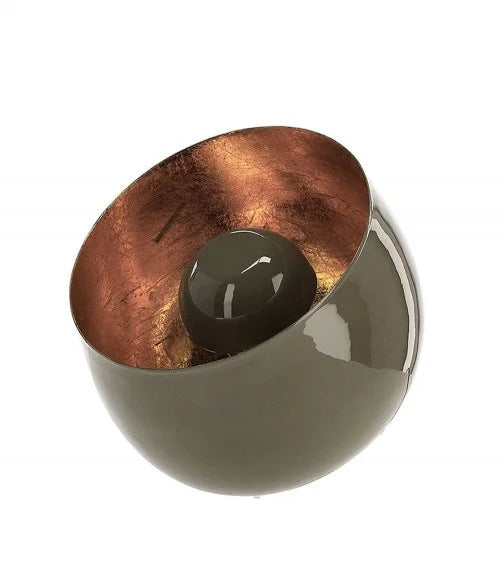 LAMPE DE SOL VERT KAKI DIAMÈTRE 28 CM