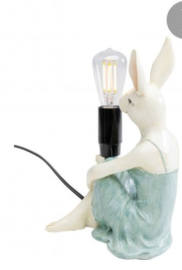 PETITE LAMPE REPRÉSENTANT UN LAPIN EN ROBE