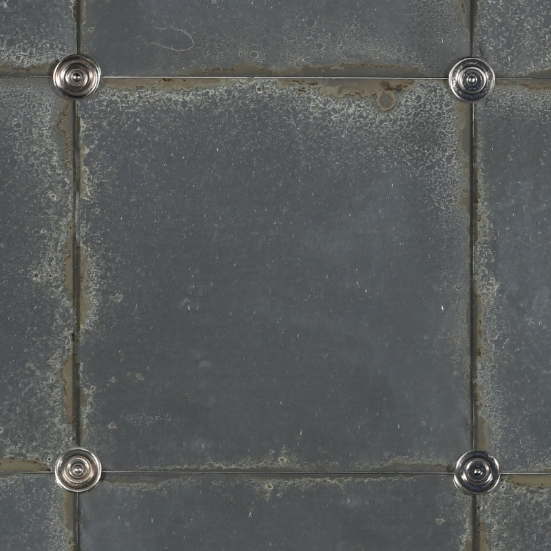 MIROIR DE CAFÉ AVEC CABOCHONS EFFET ANCIEN 100X125CM