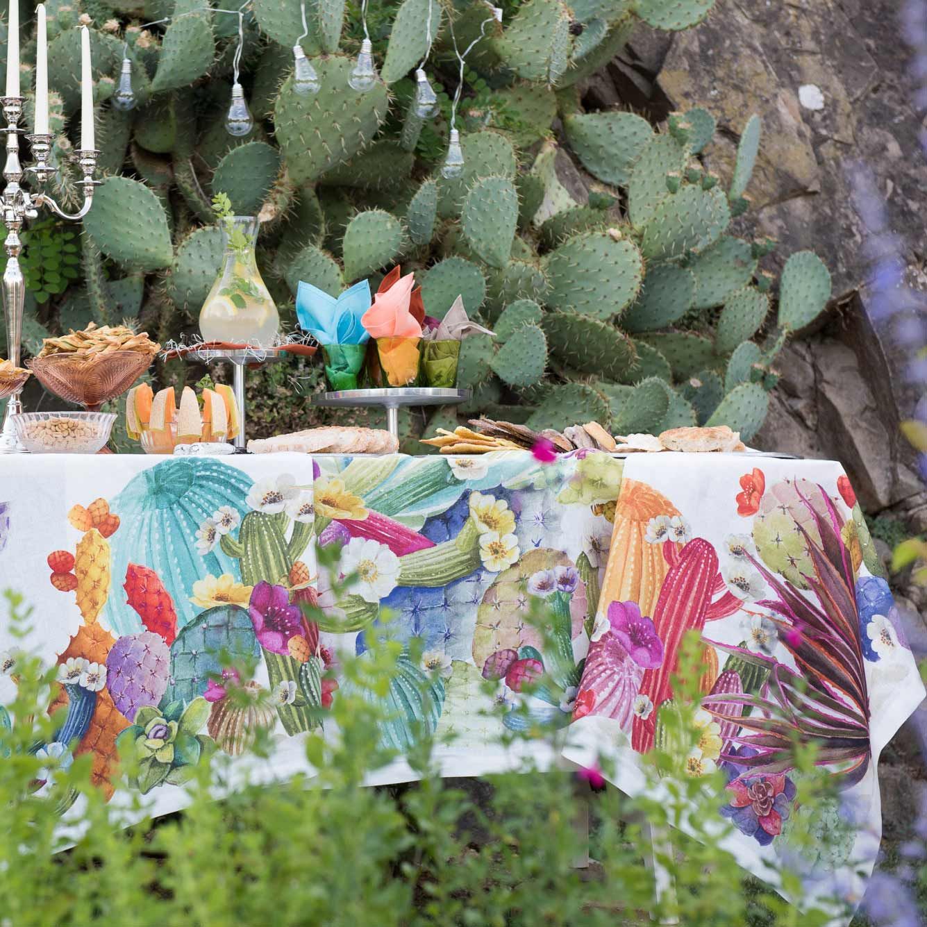 NAPPE KACTUS TESSITURA TOSCANA