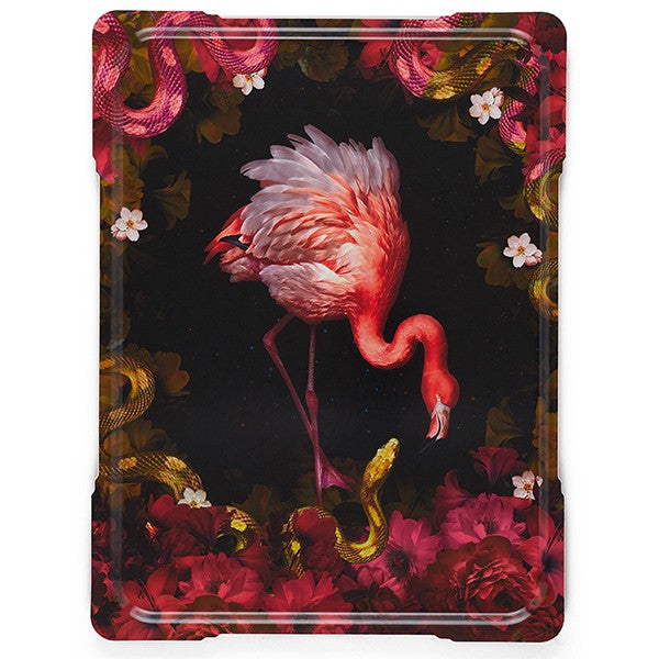 PLATEAU FLAMANT ROSE MARQUE GANGZAI