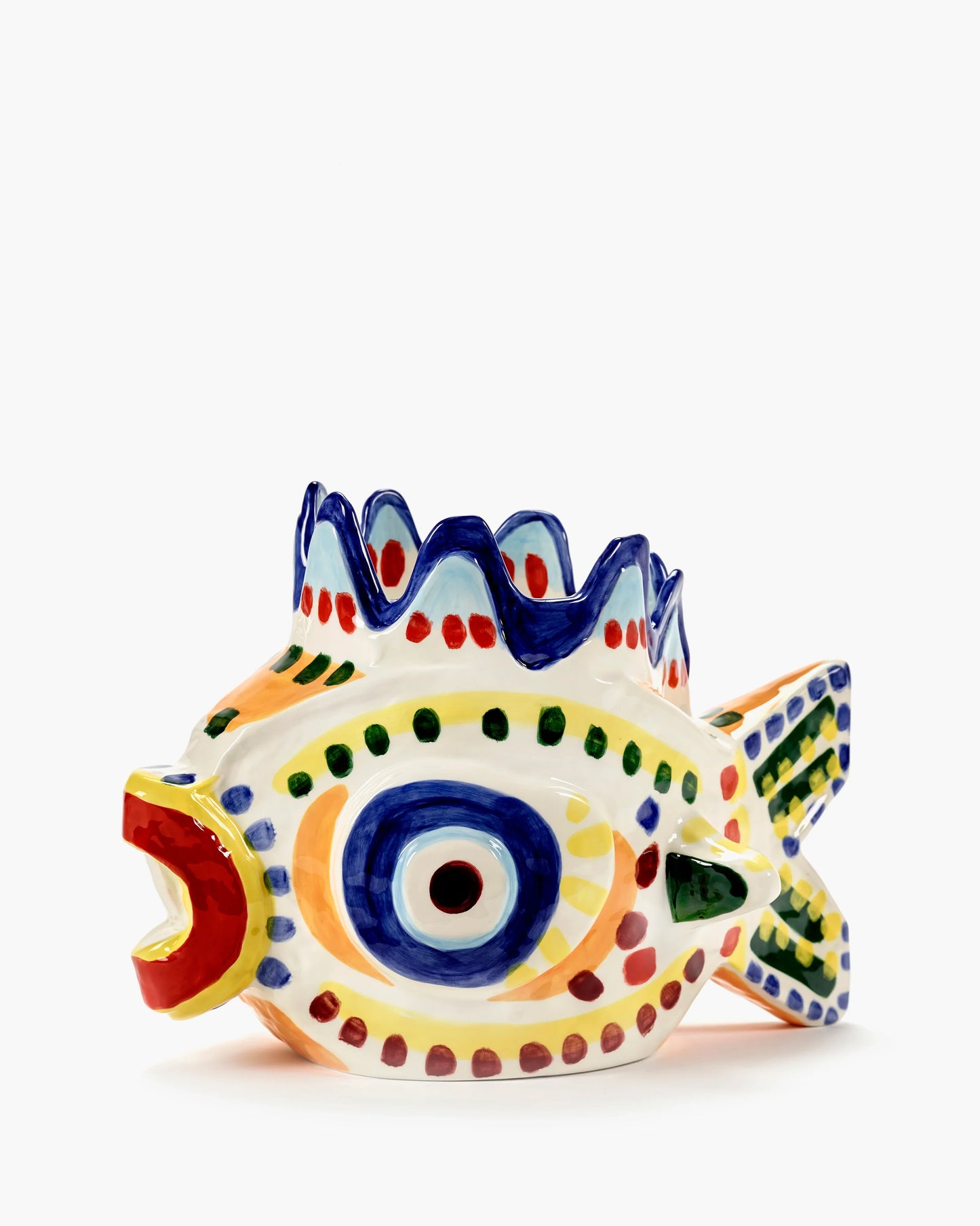 poisson vase multicolore marque serax