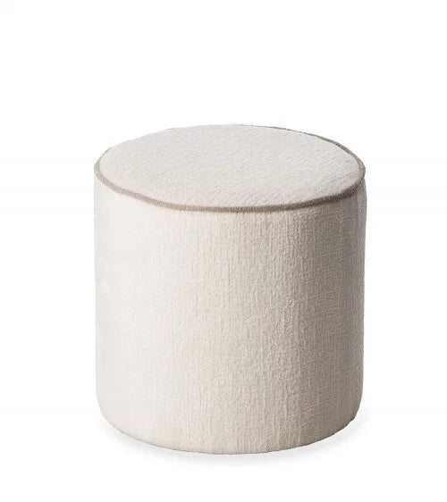 Pouf blanc