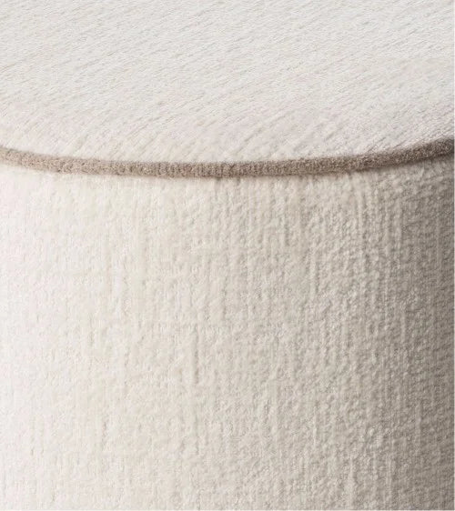 Pouf blanc