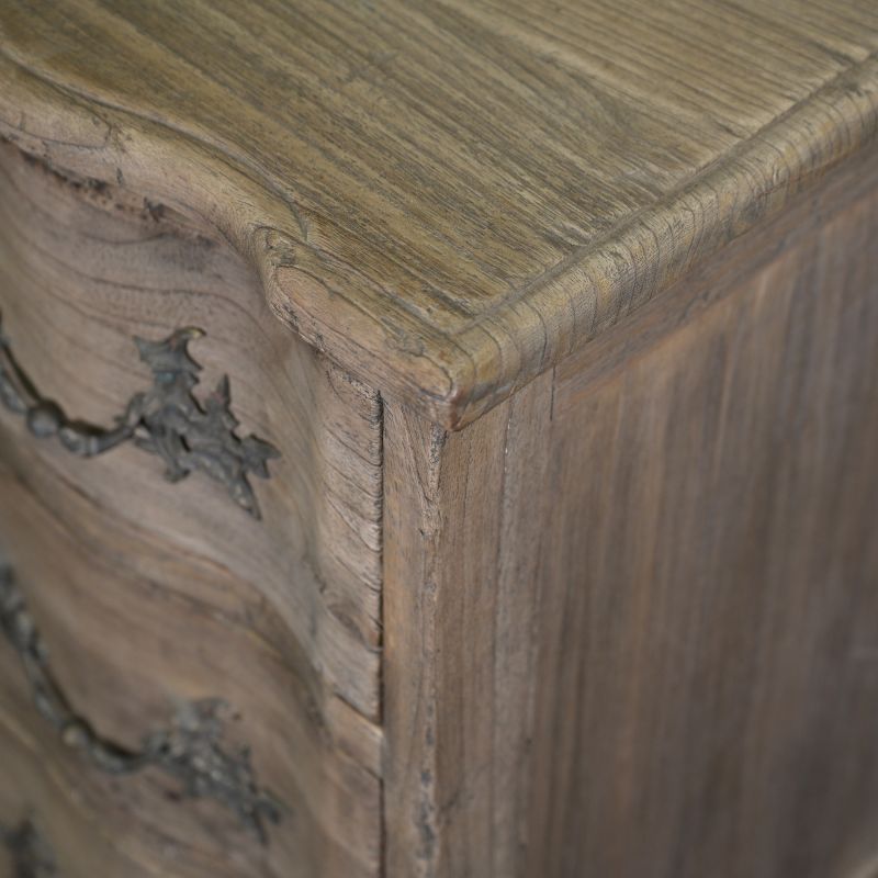 COMMODE DE STYLE ARBALETE 3 TIROIRS