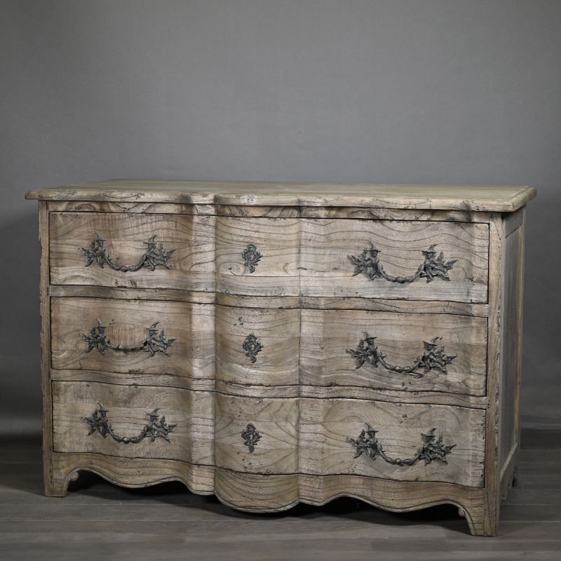 COMMODE DE STYLE ARBALETE 3 TIROIRS