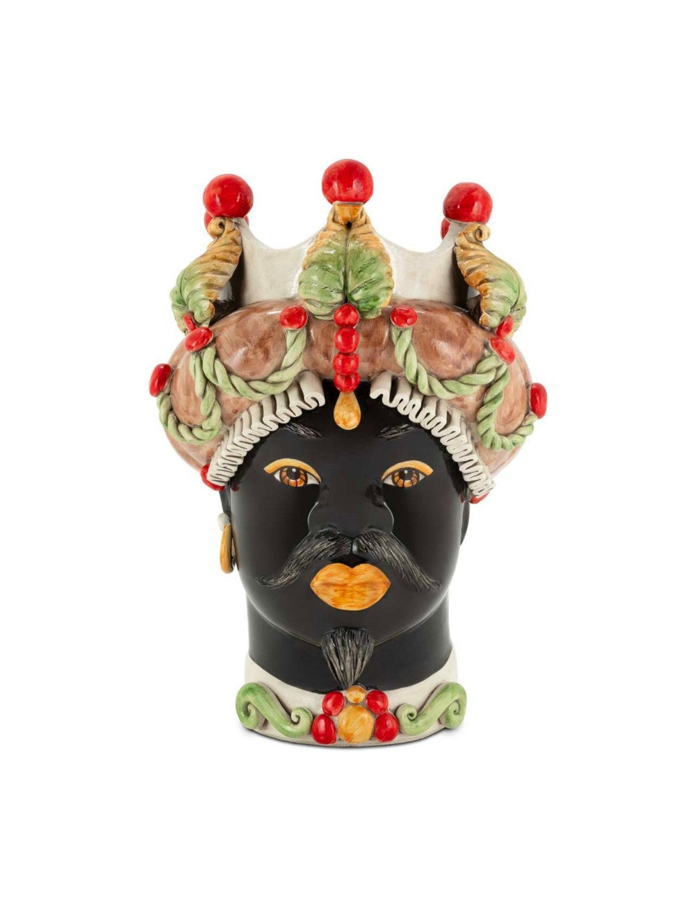 VASE EN CÉRAMIQUE PEINT MAIN MARQUE ABHIKA