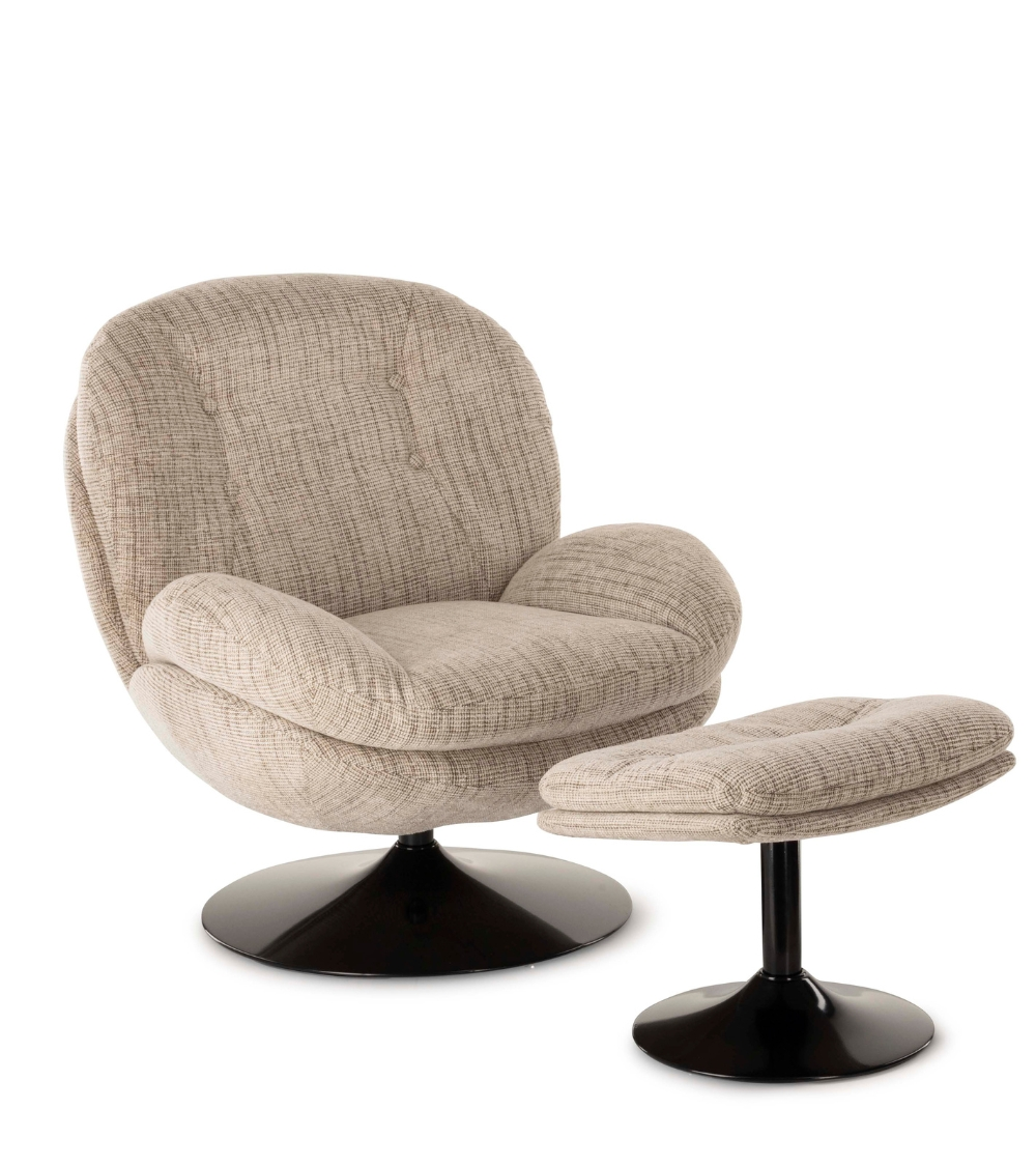 Fauteuil Memento Chiné Beige Sable