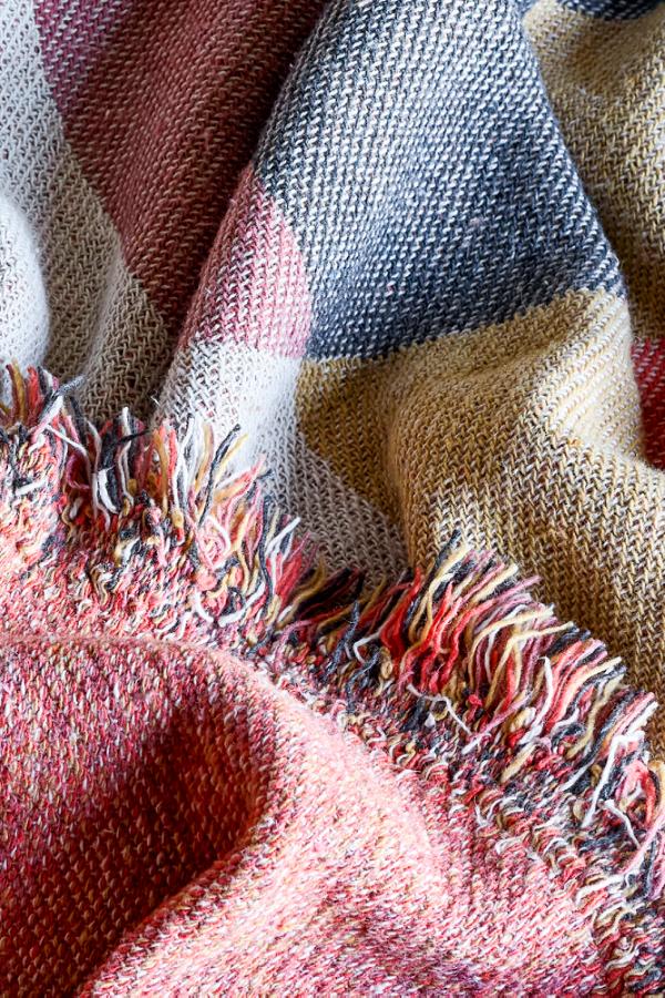 Plaid multicolore