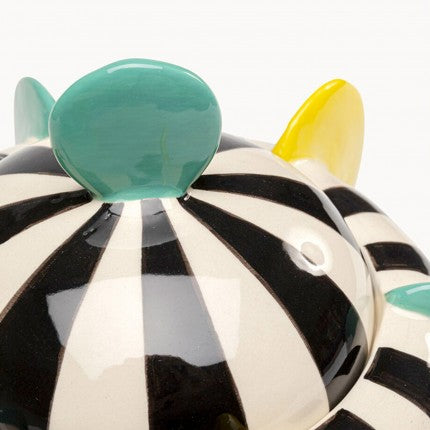 Boîte Rayée Harlequin 18 cm