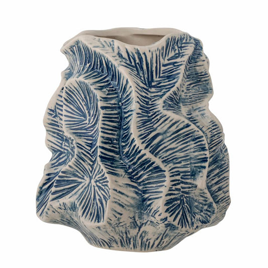 Vase Bloomingville bleu H19,5CMD17CM