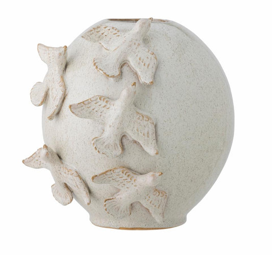 Vase céramique fleurs H25CM D27CM