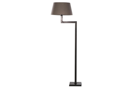 LAMPE SUR PIED EN METALM NOIRE HAUTEUR 147 CM