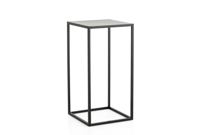 SELETTE EN MÉTAL NOIR H 55 CM