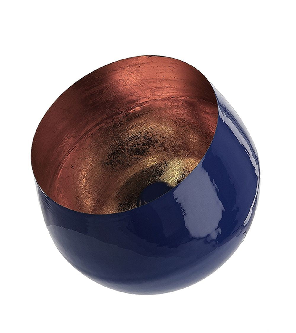 LAMPE DE SOL BLEUE D50 x H48 cm