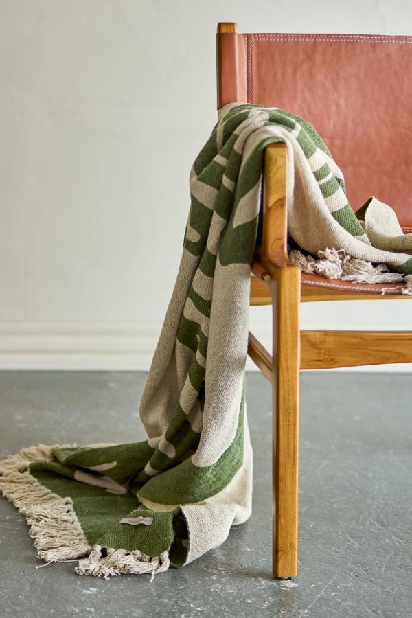 Plaid Vert et blanc